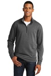 New Era Embroidered Men's 1/4-Zip Pullover Tri-Blend Sweatshirt Thumb