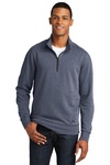 New Era Embroidered Men's 1/4-Zip Pullover Tri-Blend Sweatshirt Thumb