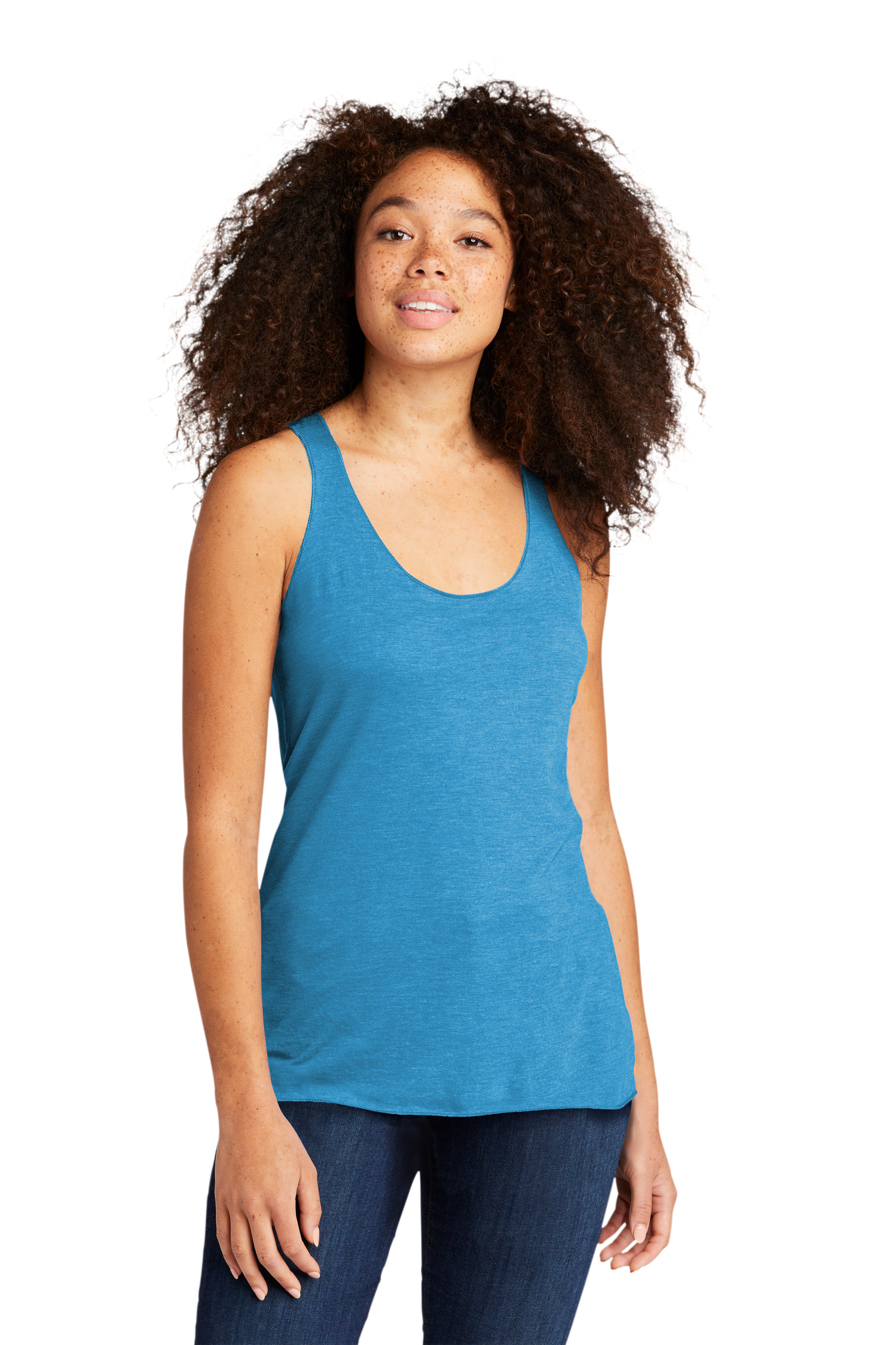 Next Level Embroidered Women's Tri-Blend Racerback Tank