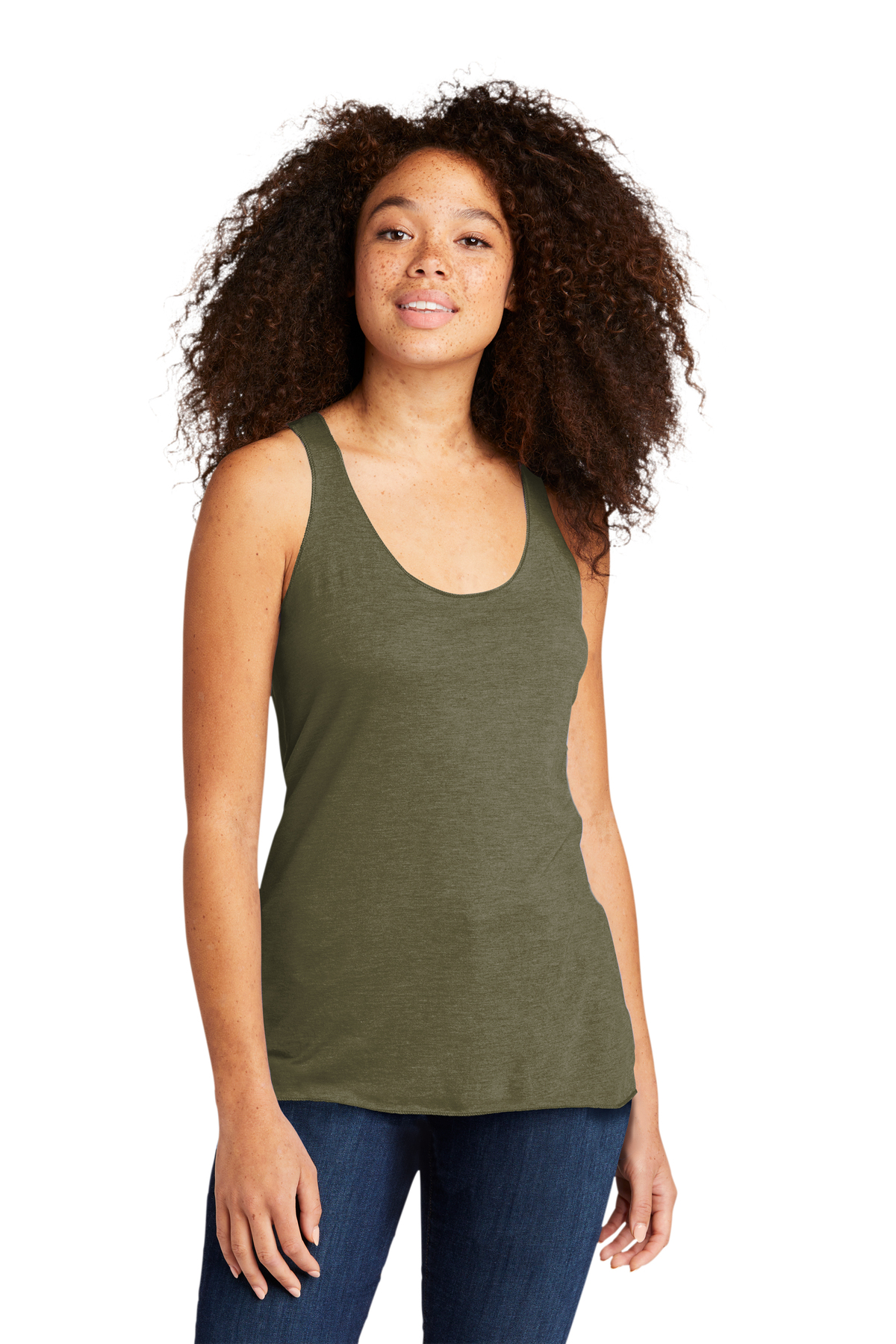 Next Level Embroidered Women's Tri-Blend Racerback Tank