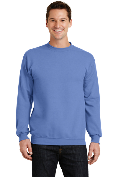 Port & Company Embroidered Men's Core Fleece Crewneck Sweatshirt