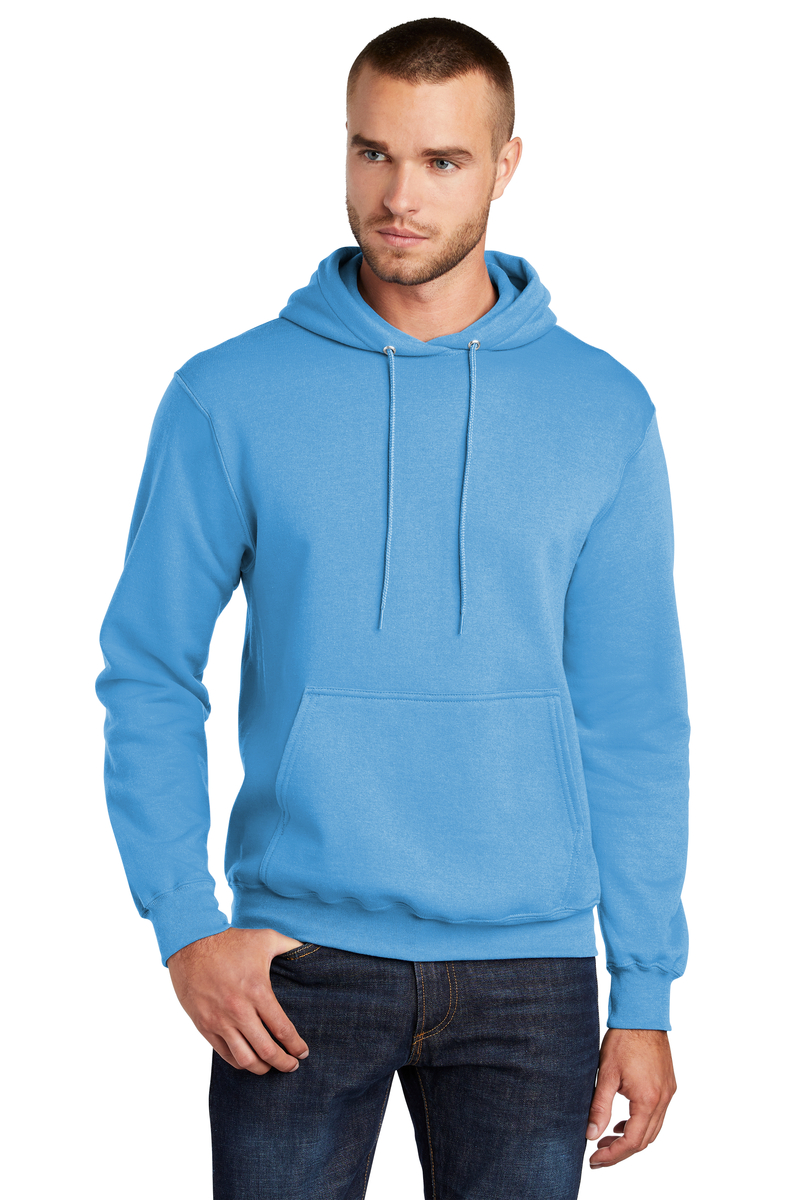 Port & Company Embroidered Men's Core Fleece Pullover Hooded Sweatshirt