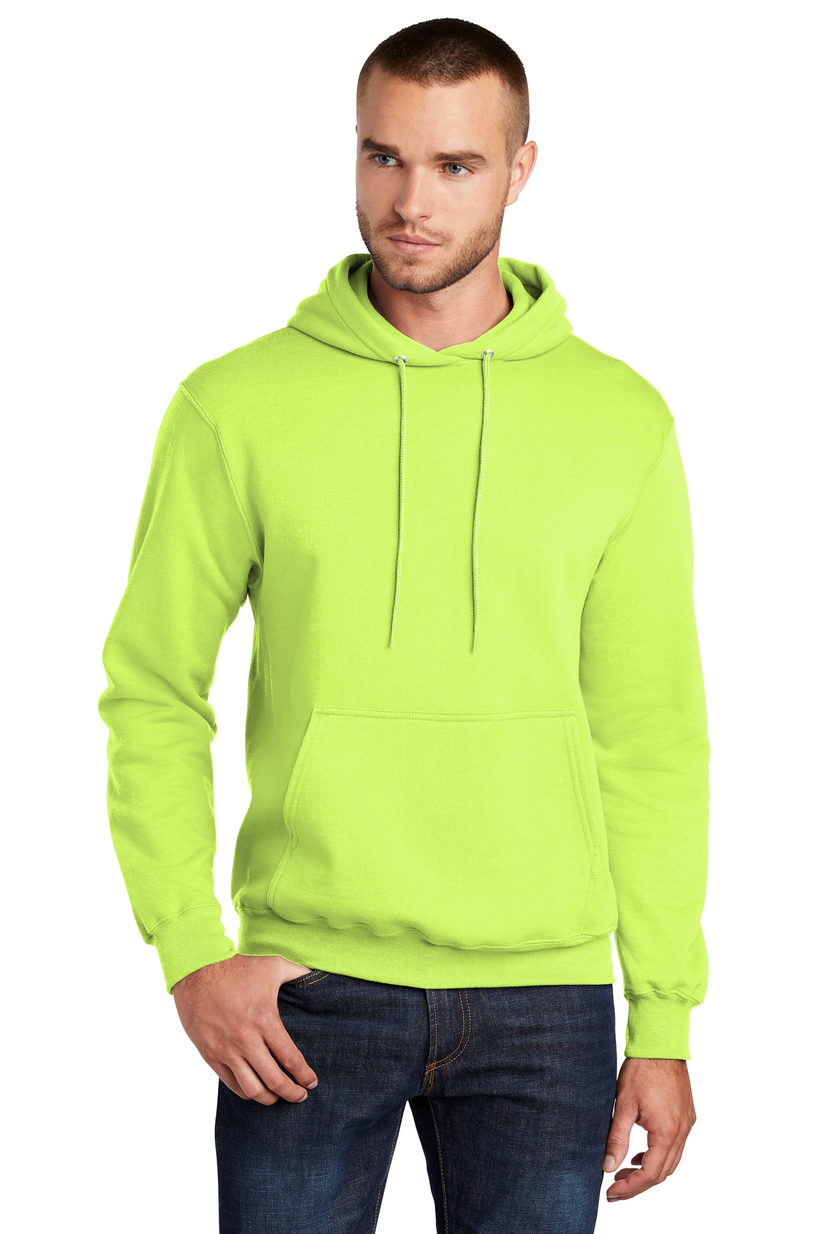 Port & Company Embroidered Men's Core Fleece Pullover Hooded Sweatshirt ...