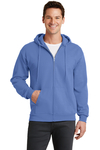 Port & Company Embroidered Men's Core Fleece Full-Zip Hooded Sweatshirt Thumb