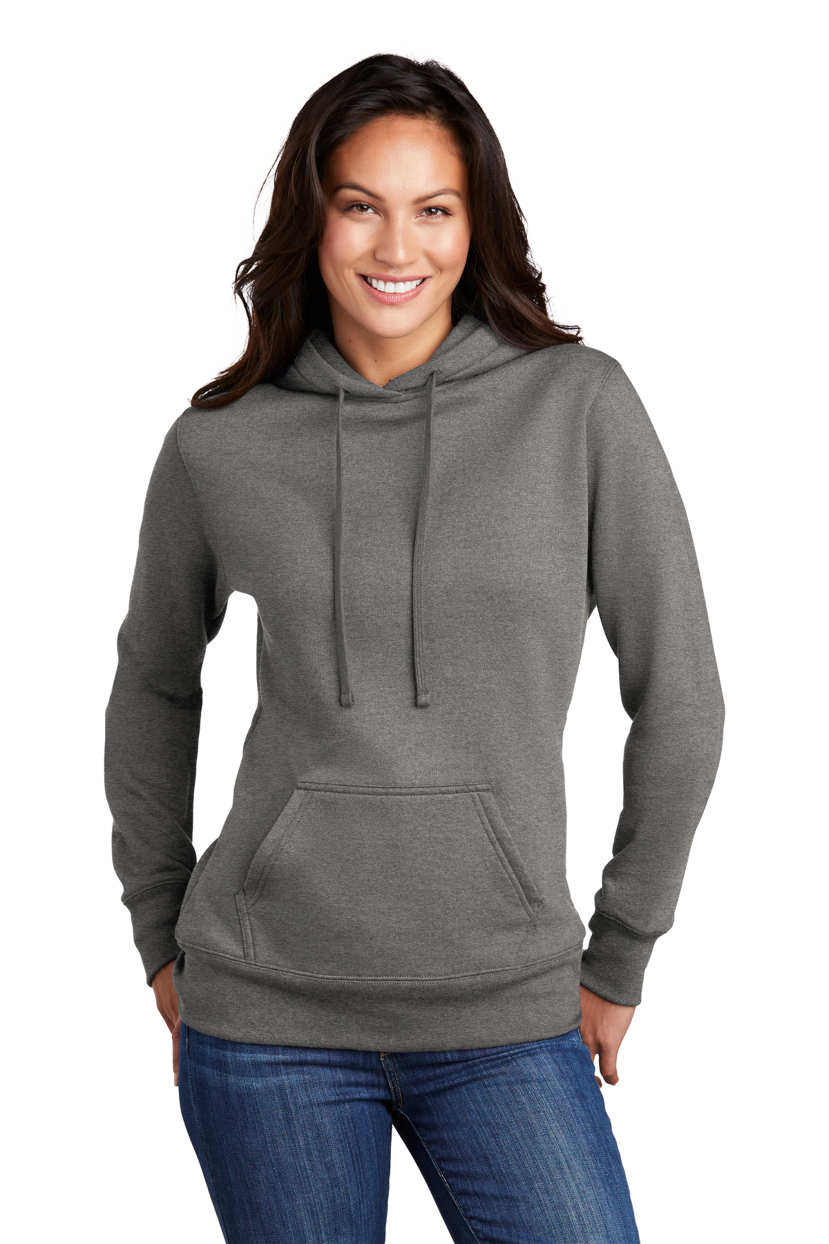 Port & Company Embroidered Women's Core Fleece Pullover Hooded ...