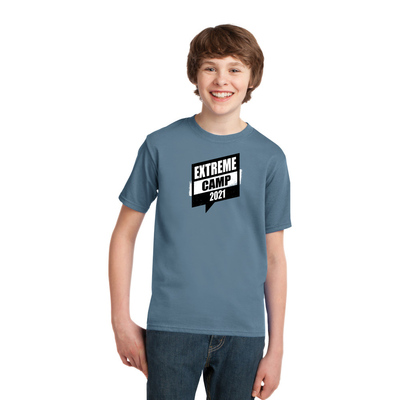 Extreme Camp Printed Youth Port & Company Cotton Tee