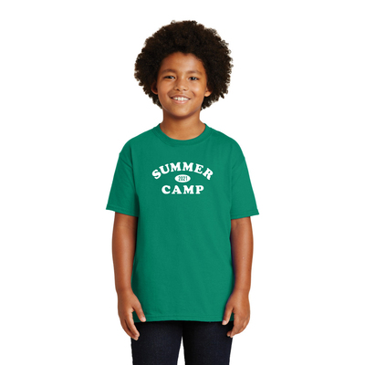 Summer Camp Printed Youth Gildan Ultra Cotton Tee