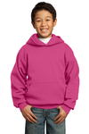 Port & Company Embroidered Youth Core Fleece Pullover Hooded Sweatshirt Thumb