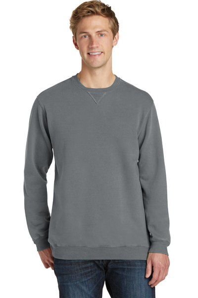Port & Company Embroidered Beach Wash Garment-Dye Sweatshirt
