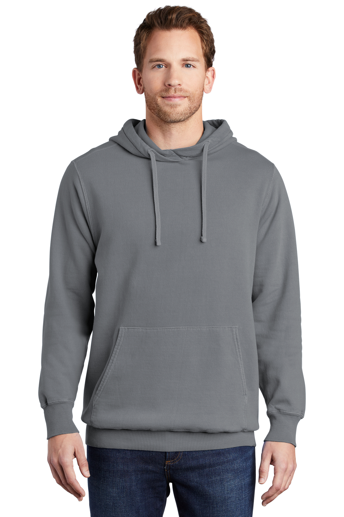 Port & Company Beach Wash Garment-Dyed Pullover Hooded Sweatshirt