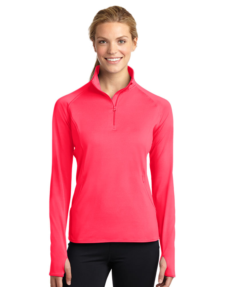 Sport-Tek Printed Women's Sport-Wick 1/4-Zip Pullover