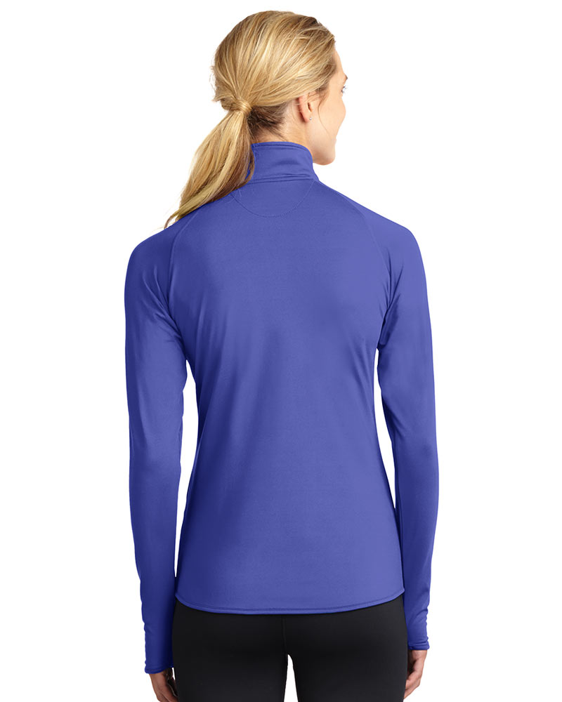 Sport-Tek Printed Women's Sport-Wick 1/4-Zip Pullover Thumb
