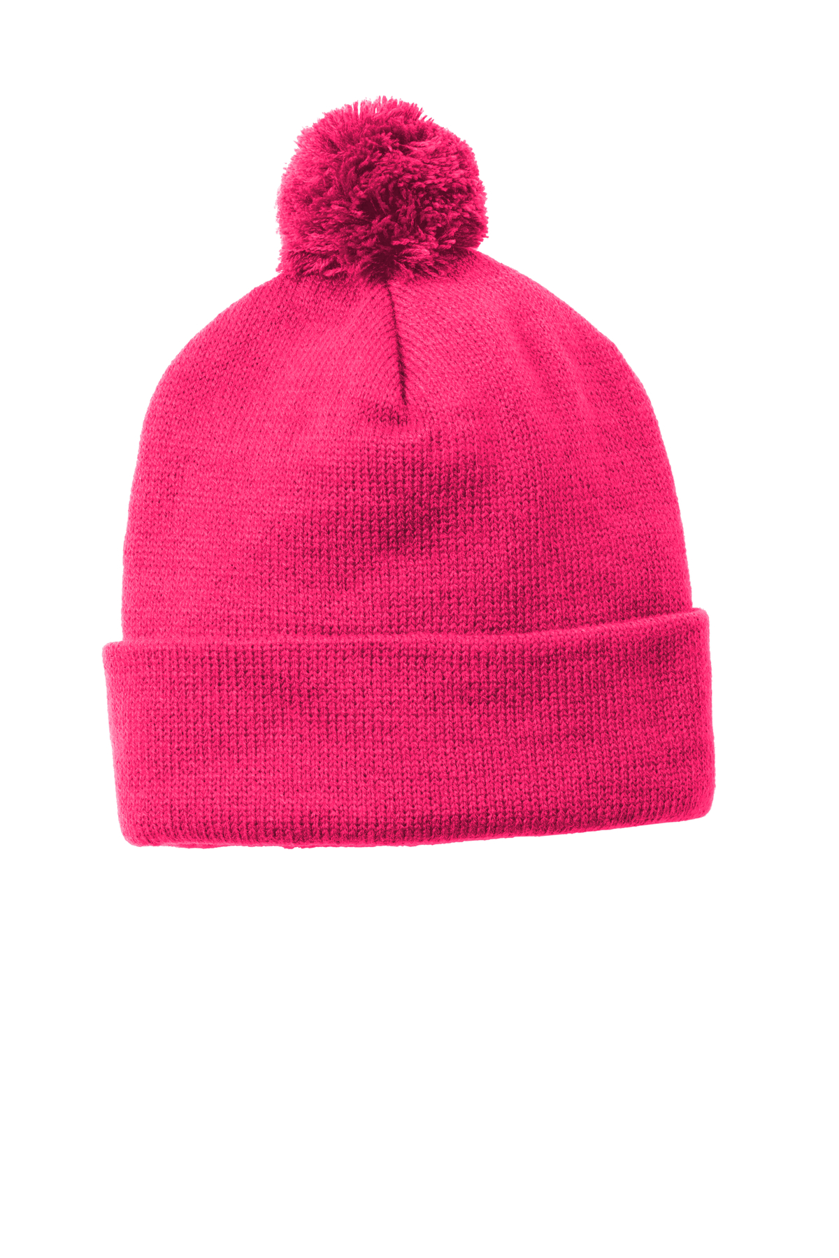 Sport-Tek Embroidered Pom Pom Beanie