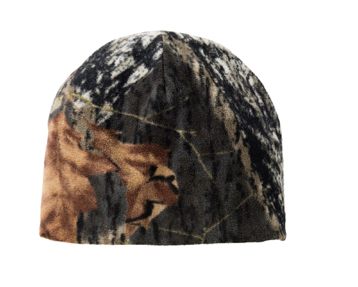 Port Authority Embroidered Camouflage Fleece Beanie - Queensboro