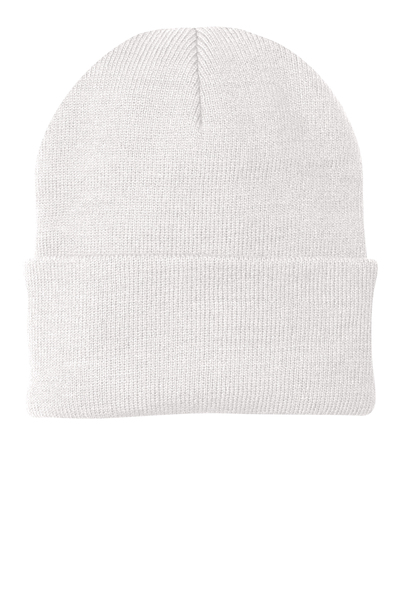 Port Company Embroidered Knit Hat Queensboro