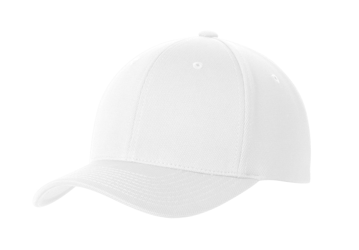 Sport-Tek Flexfit Embroidered Cool & Dry Poly Block Mesh Hat Image - Sport-Tek Flexfit Embroidered Cool & Dry Poly Block Mesh Cap; STC22; flexfit; custom embroidered hat