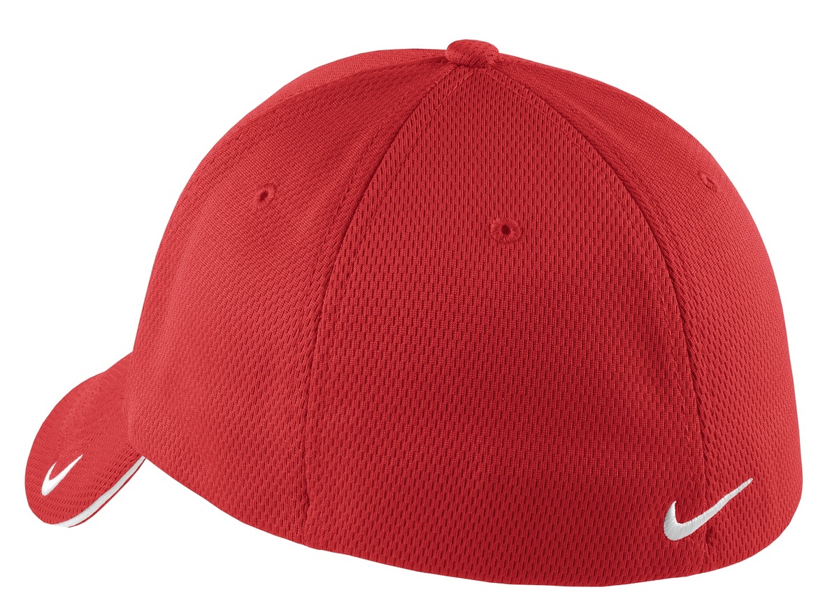 Nike Golf  Embroidered DriFIT Mesh Swoosh Flex Sandwich Hat