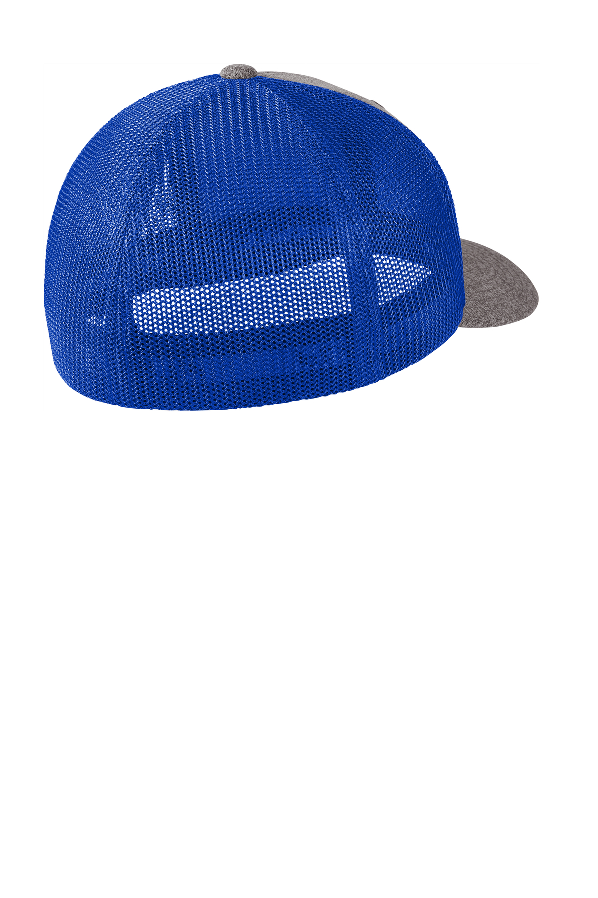 Port Authority Embroidered Flexfit Melange Mesh Back Trucker Hat Thumb