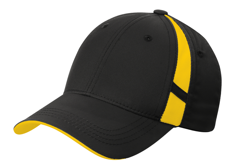 Sport-Tek Embroidered Dry Zone Mesh Inset Hat