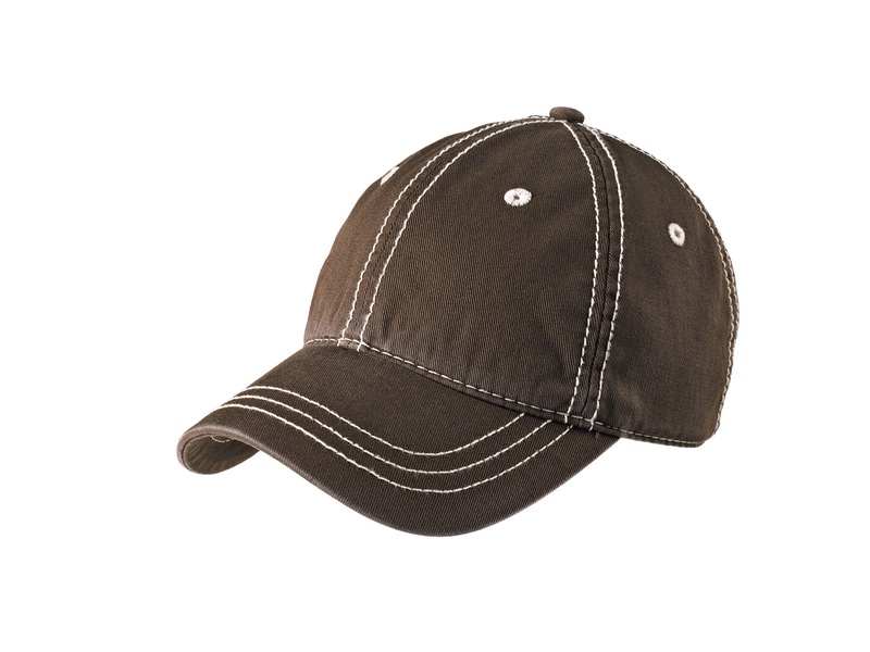 District  Embroidered Thick Stitch Hat