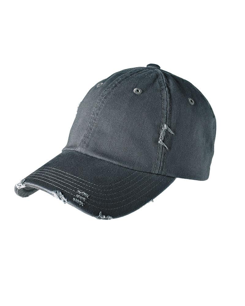 District  Embroidered Distressed Hat Thumb