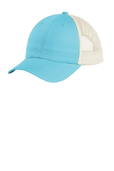 Port Authority Embroidered Beach Wash Mesh Back Cap