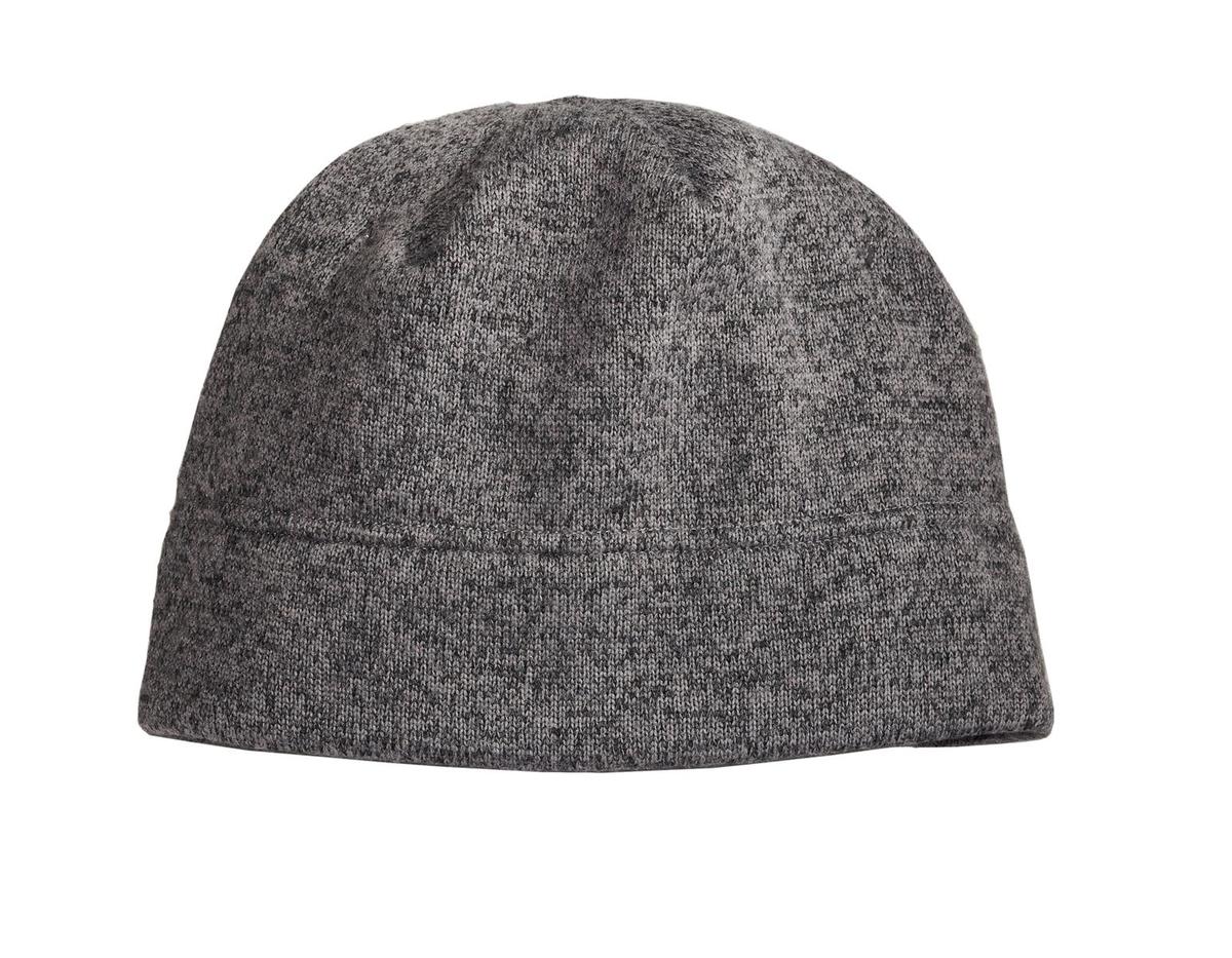 Port Authority Embroidered Heathered Knit Fleece Beanie Thumb