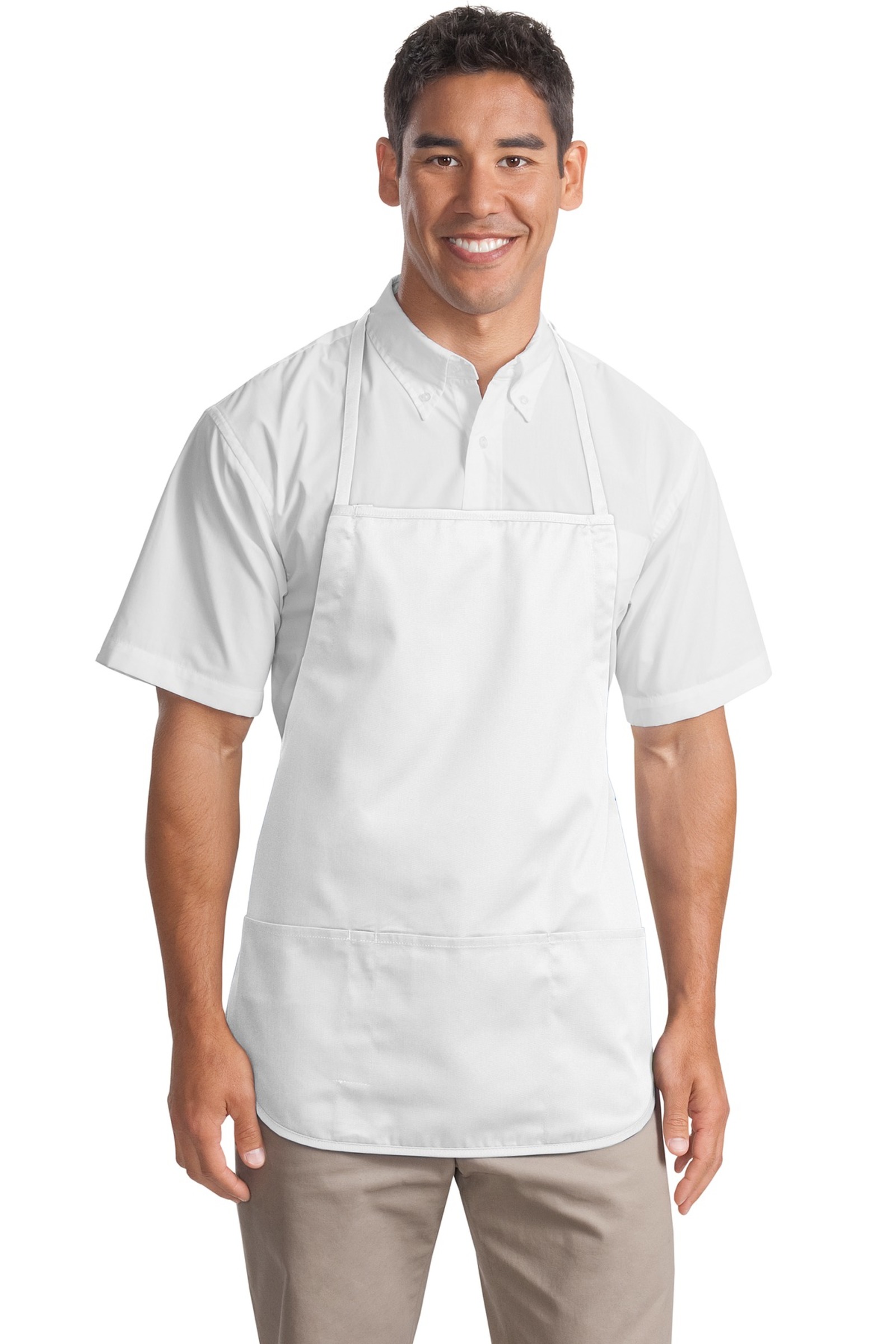 Port Authority  Embroidered Medium Length Apron